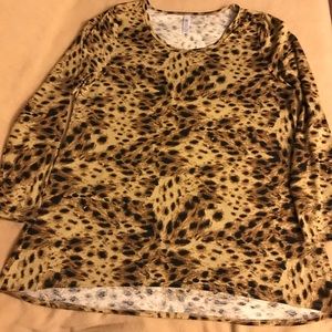 LuLaRoe Lynnae - Leopard Print - Sz. XL
